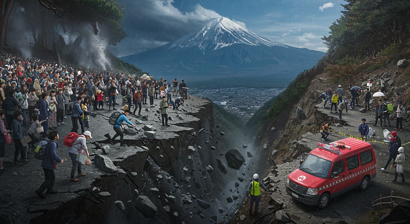 旅行先の災害イメージ