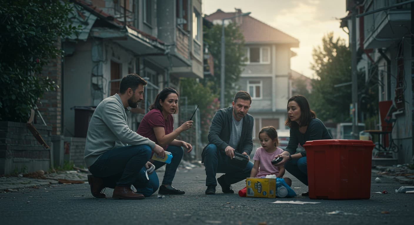 地震発生直後イメージ